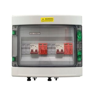 YanGao AC/DC PV Solar Combiner Box 500V 1000V 4 Input 2 Output Solar String Box