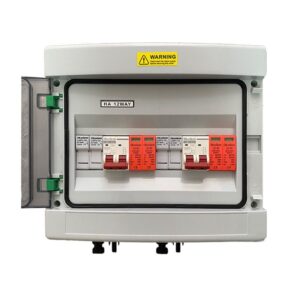 YanGao Box 500V 2 Input 2 Output 2 String Solar PV Combiner Box DC Circuit Breaker