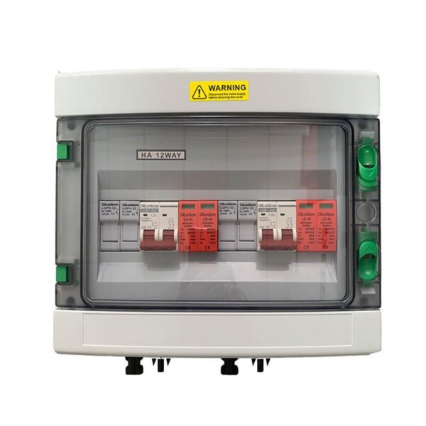 YanGao Box PV Solar System Outdoor Solar Energy PV DC 500V 4 Input4 Output IP65 Waterproof Combiner Box