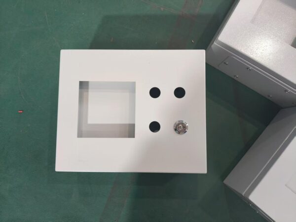 YanGao Box White Black Opening Holes Metal Sheet Electrical Box Electric Enclosure - Image 3