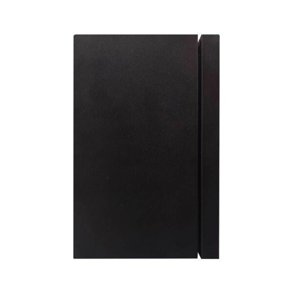 Single Door Wall Mount Enclosure 600w X 800h X 200d Black Color Outdoor Aluminium Iron Meter Electrical Box Cabinet - Image 3