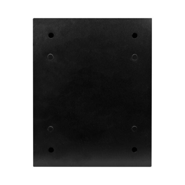 Single Door Wall Mount Enclosure 600w X 800h X 200d Black Color Outdoor Aluminium Iron Meter Electrical Box Cabinet - Image 4