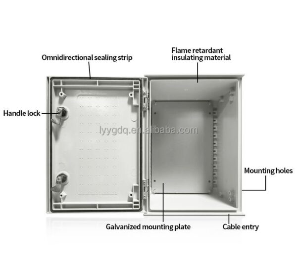 IP65 Waterproof Fiber Glass Box Polyester Junction Box Electrical - Image 6