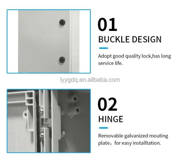 YanGao Box Outdoor Cabinet IP65 Waterproof Fiber Glass Box - Image 7