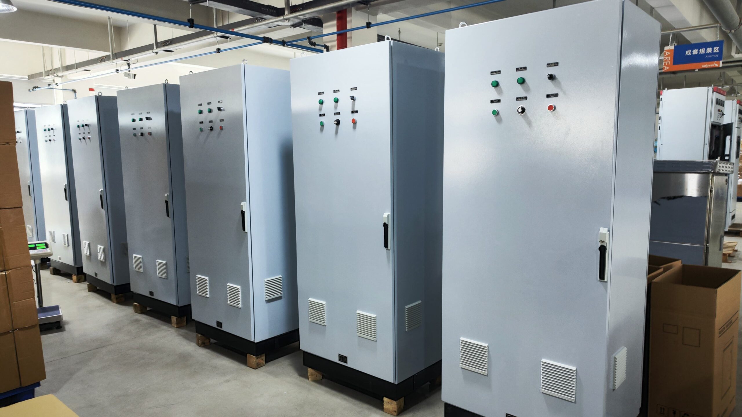 SAIPWELL High Quality Customized Complete Power Distribution Box PLC Control Cabinet Panel Board Electric Box Electrical Cabinet - الصورة 7