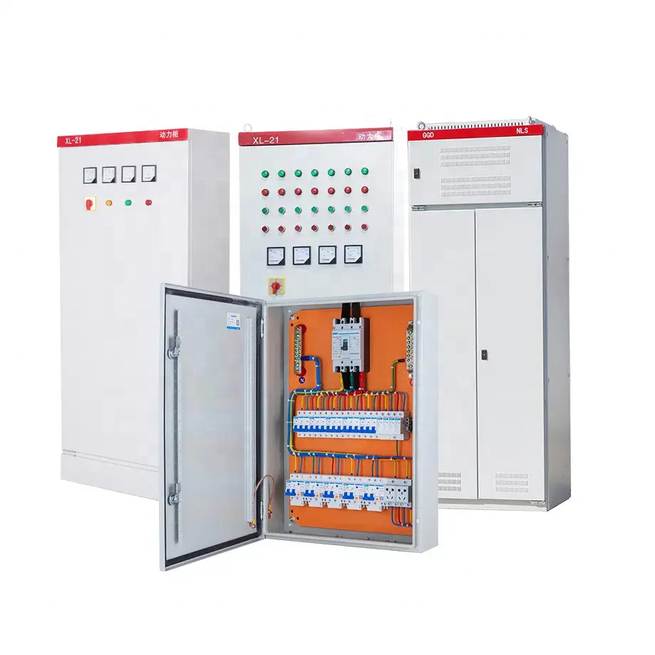 Power Distribution Boxes PLC Control Cabinet VFD Control Panel Board System Pump Distribution Control Panel with Heater - Image 7